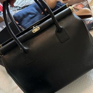 Beautiful italian black handbag